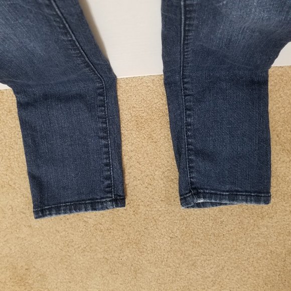 Mossimo jeans 3 Skinny denim whiskered 2010 stretch low rise waist - Picture 7 of 16